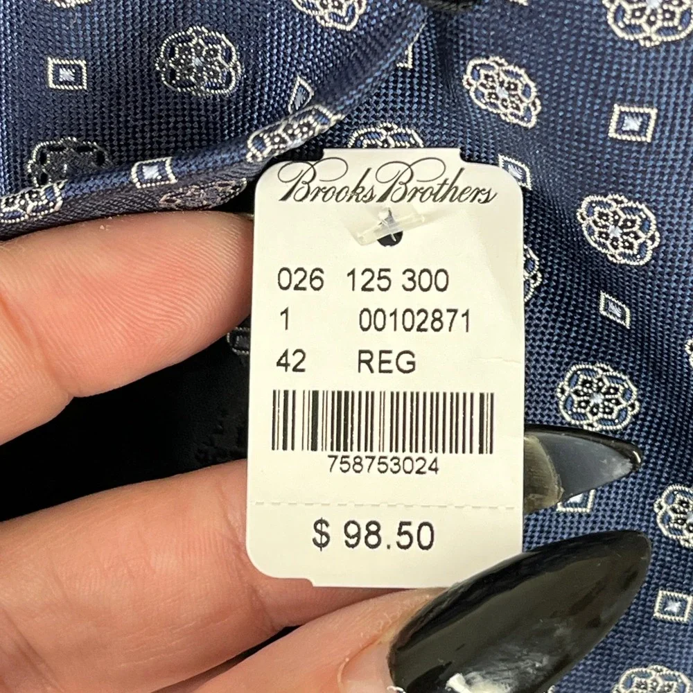 Brooks Brothers Silk Necktie Men 58